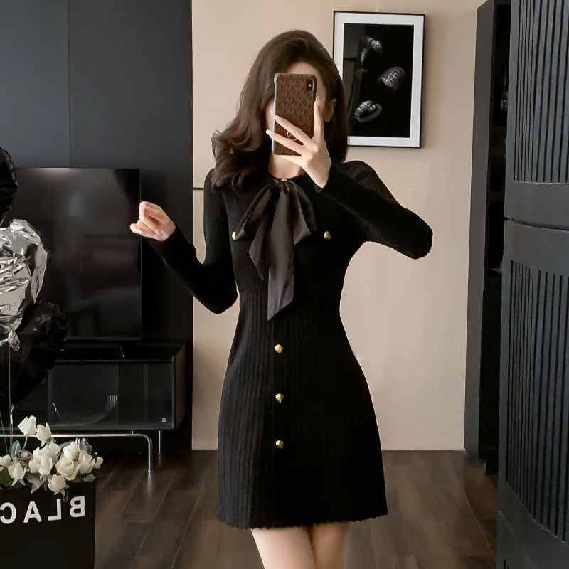 【Dress】チョーカーディテールワンピース W9969