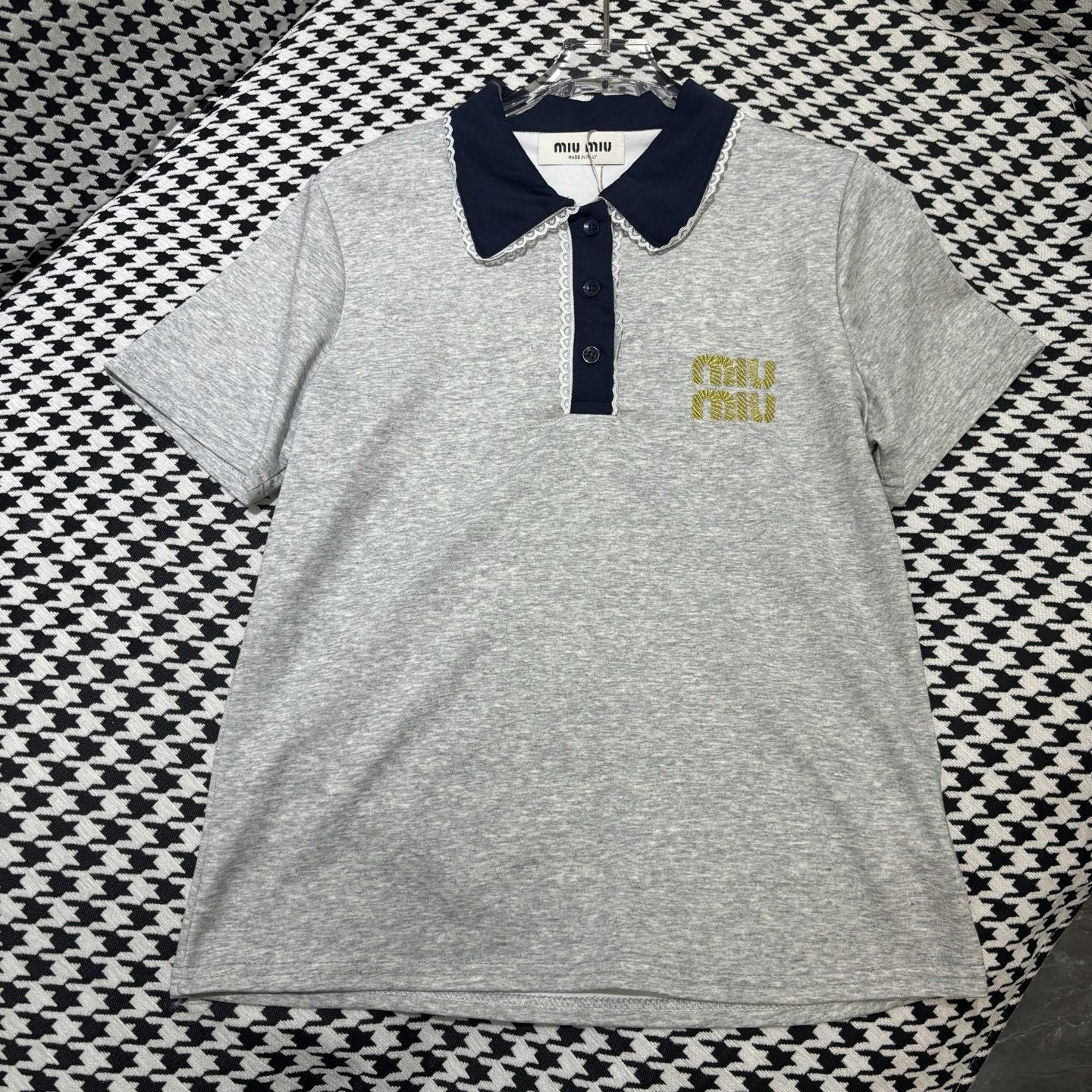 【Set】レース切り替えTシャツ + スカート2点セット T01479