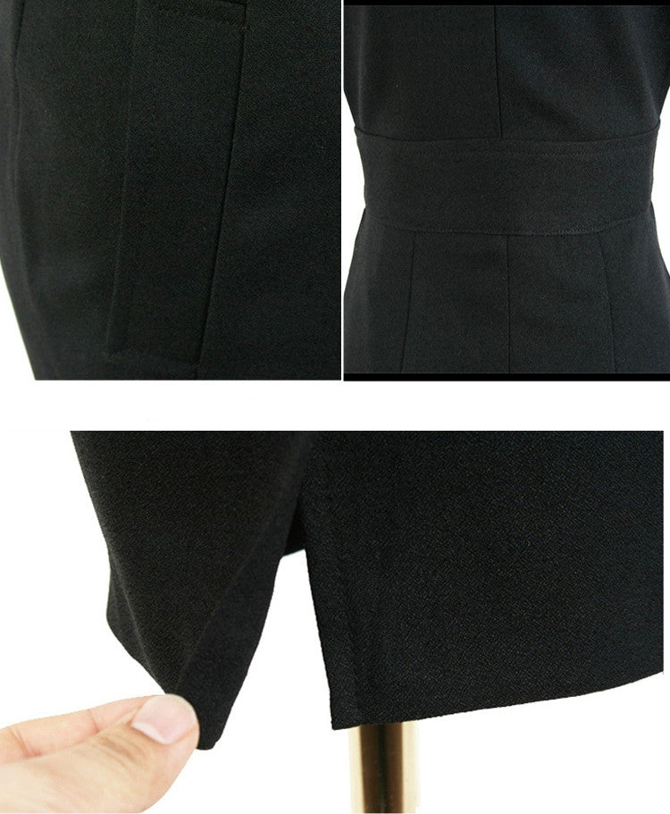 【Set】2点セット シャツ+ ベストワンピ W9538