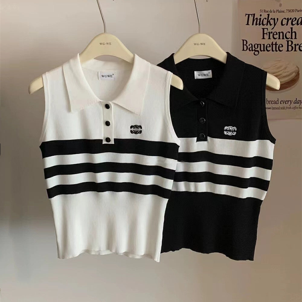 【Tops】2色展開タンクトップ W12749