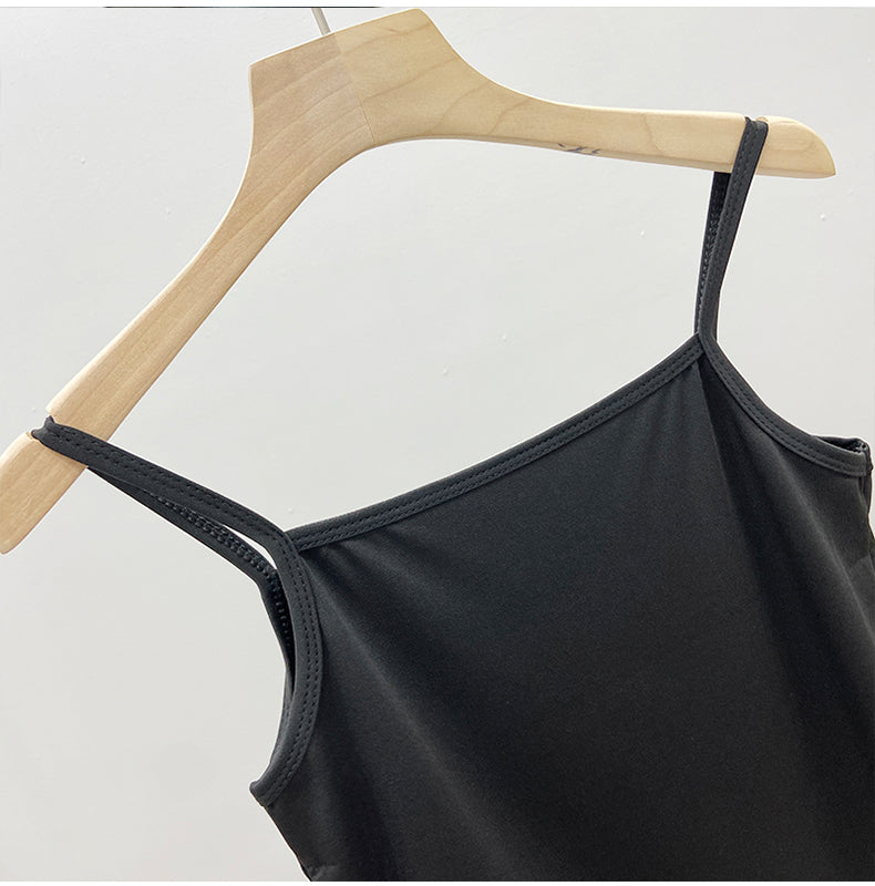 【Tops】キャミソール贈るシャツ W11577