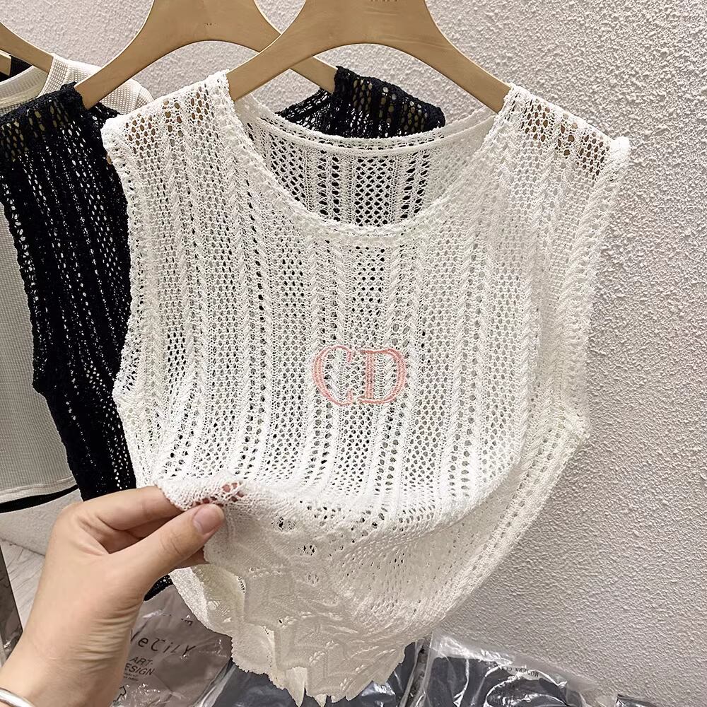 【tops】透かし編みトップス M21878