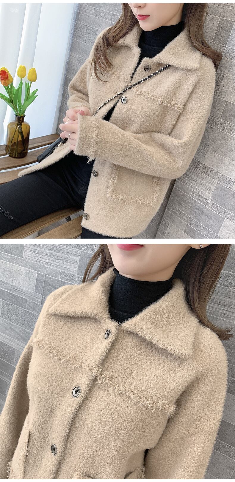 【outer】目立つ!気質アップカジュアルカーディガン3色