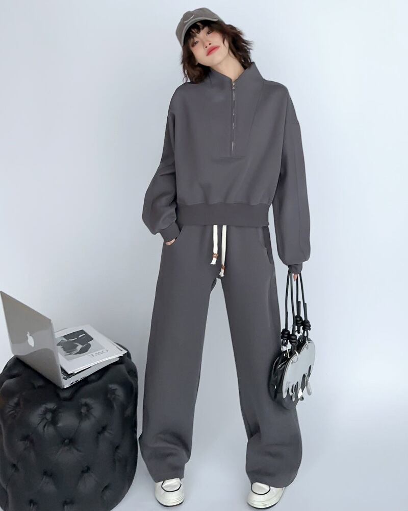 【tops】無地3色スウェット T0134