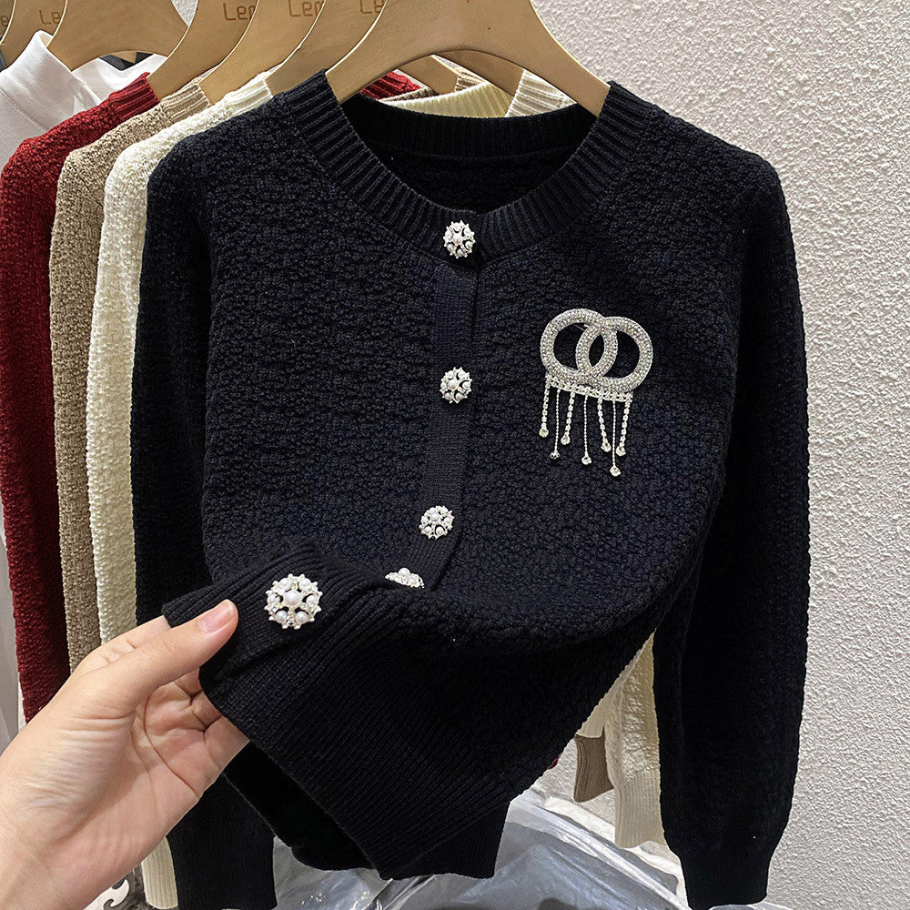 【Outer】ニットカーディガン W13430