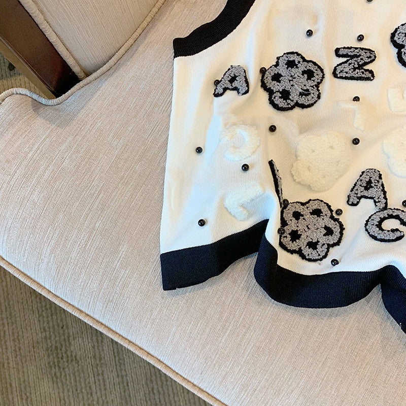 【Tops】配色タンクトップ W11730