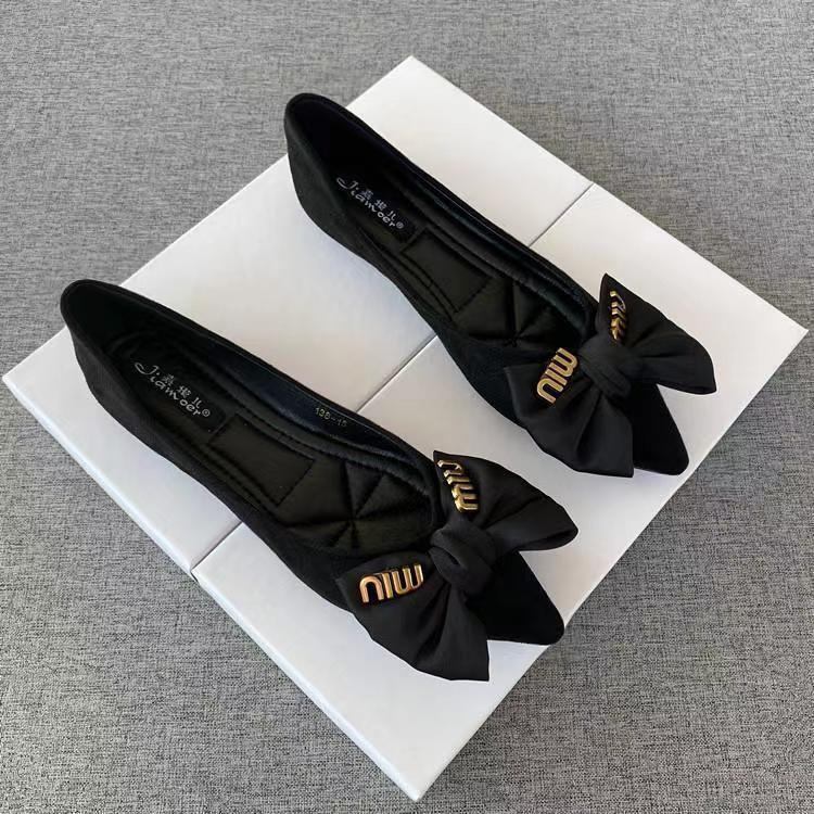【Shoes】フェミニン春秋フラットシューズ T01426