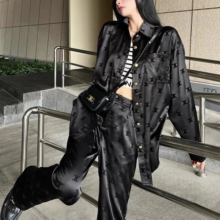 【Set】新入荷~セットアップ トップス+カジュアルパンツ   T0227