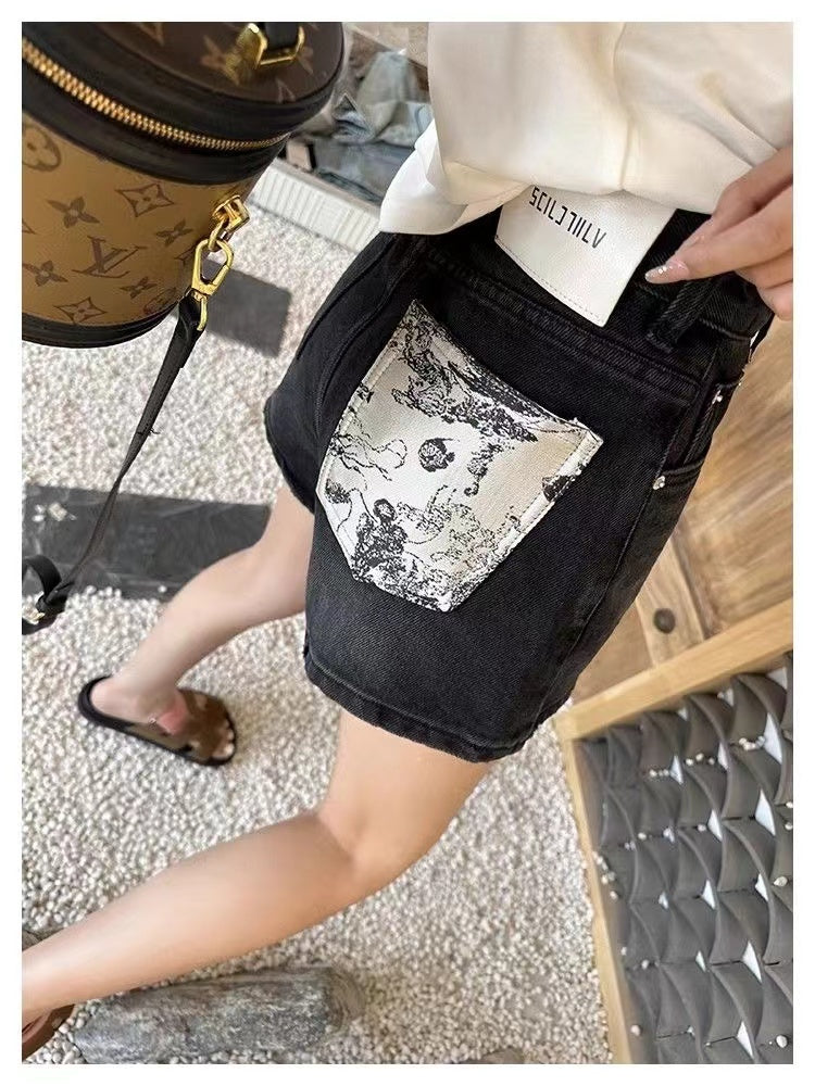 【Bottoms】3色展開ショートパンツ W12006