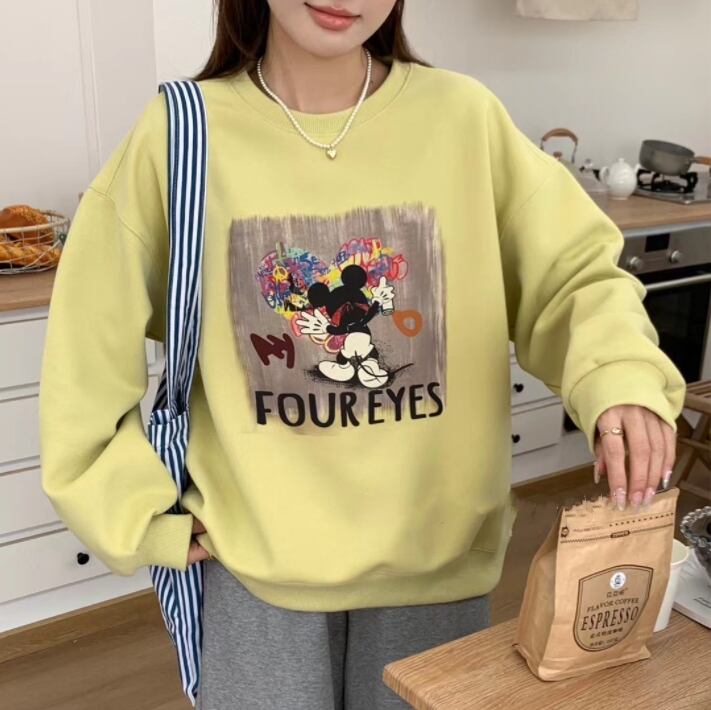 【tops】プリント人気スウェット Z6694