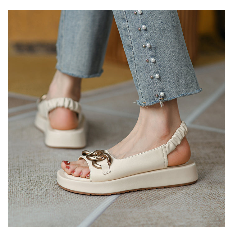 【Shoes】厚底サンダル W11966