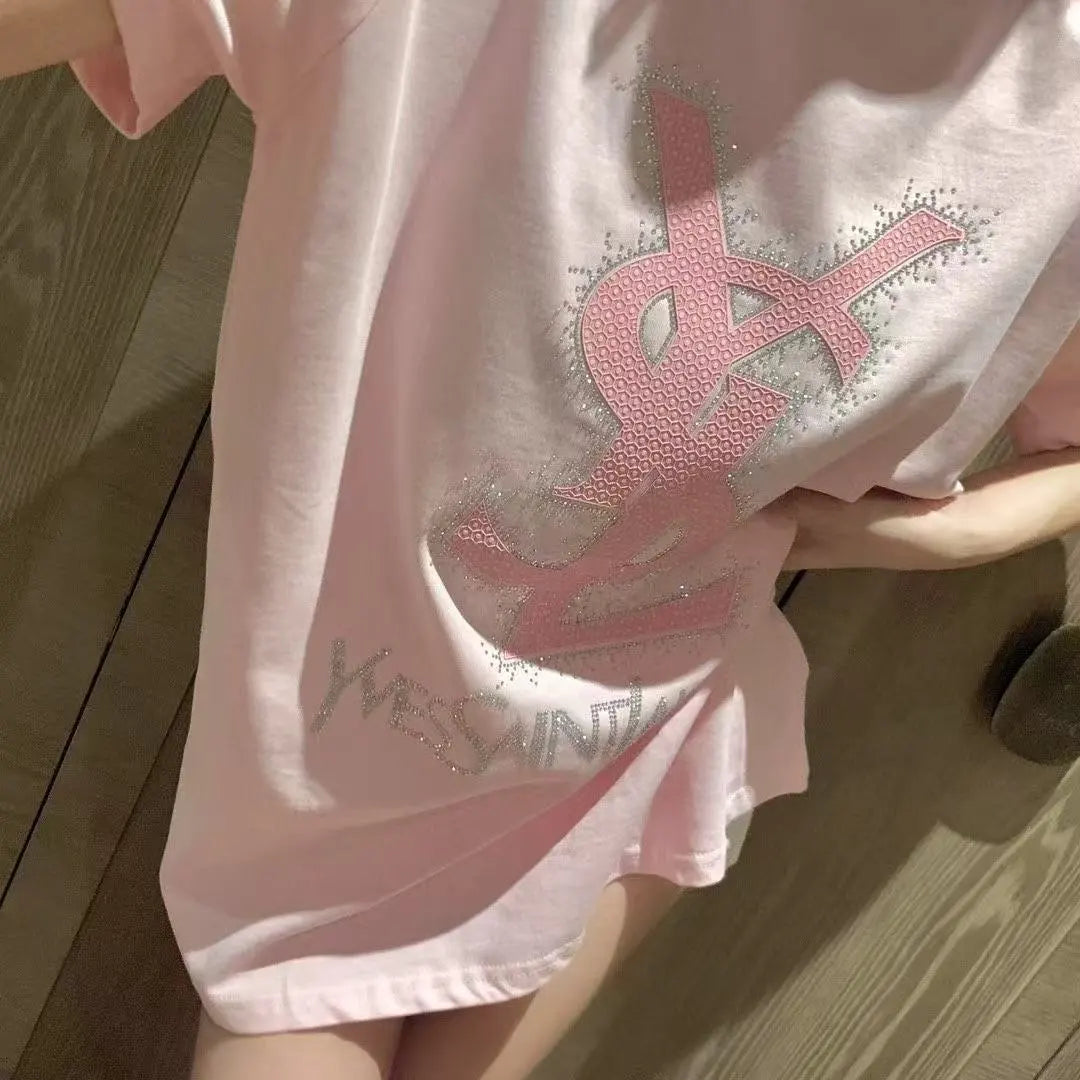 【Tops】シンプルデザインTシャツ T01593