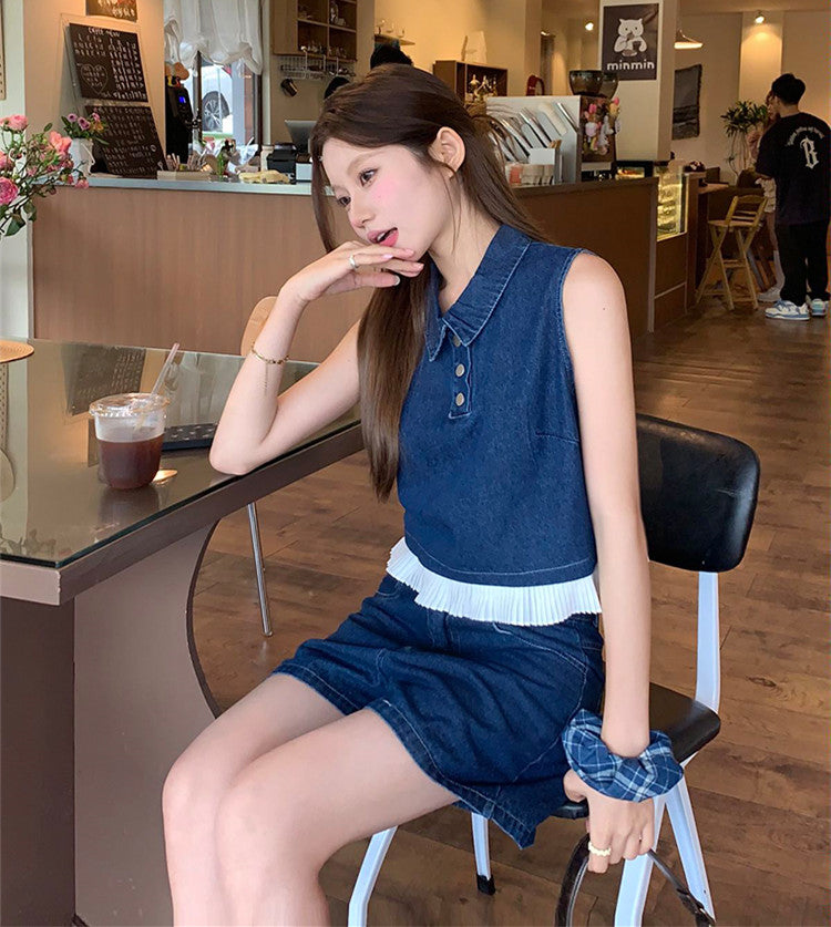 【Set】セットアップ タンクトップ + パンツ  W12768