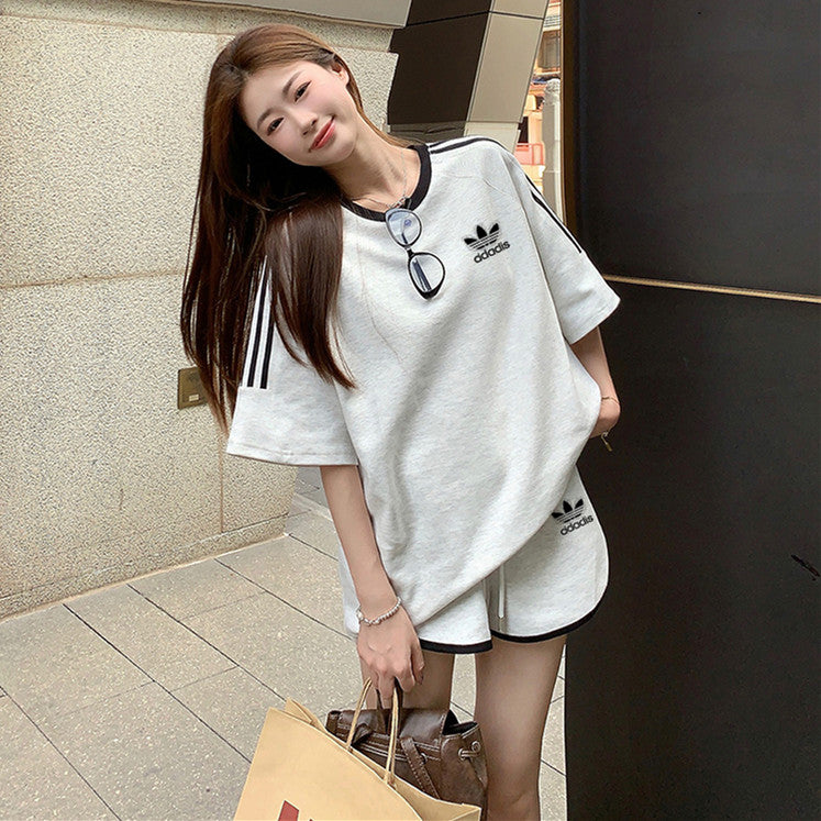 【Set】配色セット タンクトップ+ パンツ W12670