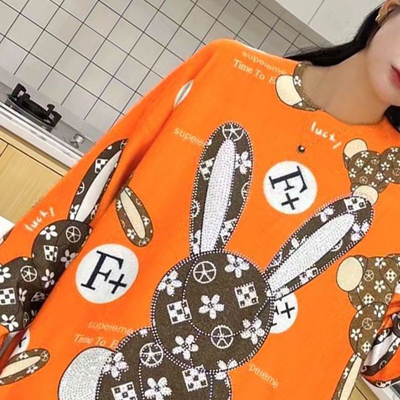 【Tops】キラキラ柔らかいニットプルオーバー Z-6619