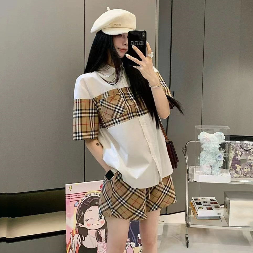 【Set】セットアップ シャツ + パンツ W12241