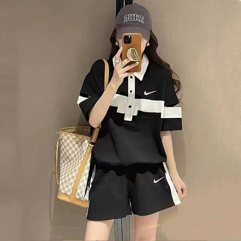 【Set】セットアップ Tシャツ + パンツ W12297