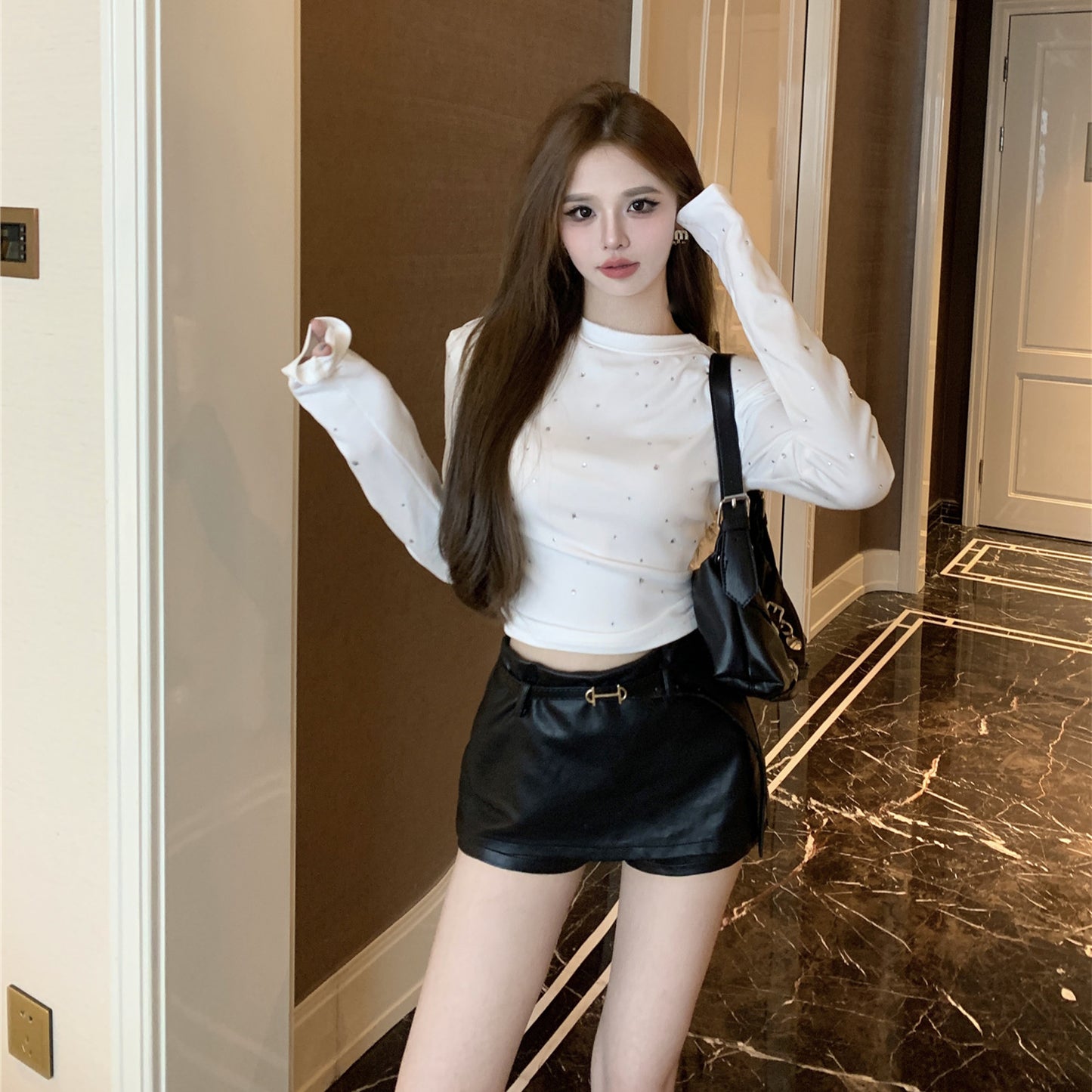 【Tops】ダイヤモンドTシャツ W14454