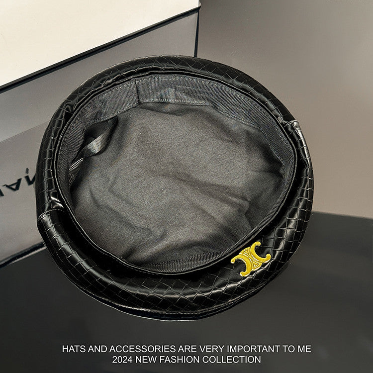 【雑貨】PUベレー帽 W13347