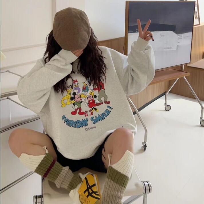 【Tops】プリントスウェット Z6731