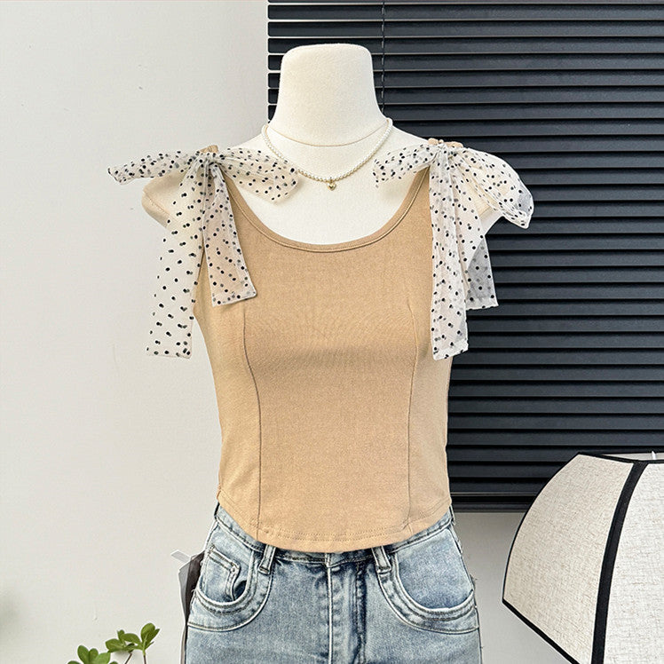 【Tops】リボンキャミソール W12346