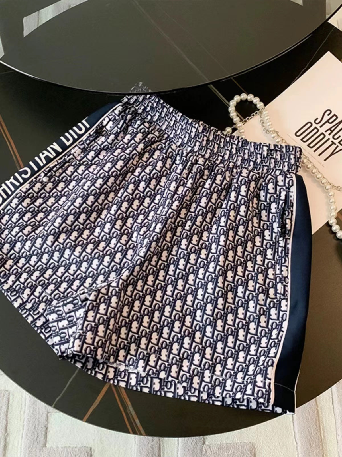 【Set】新入荷~半袖Tシャツ + パンツプリント2点セット W10805