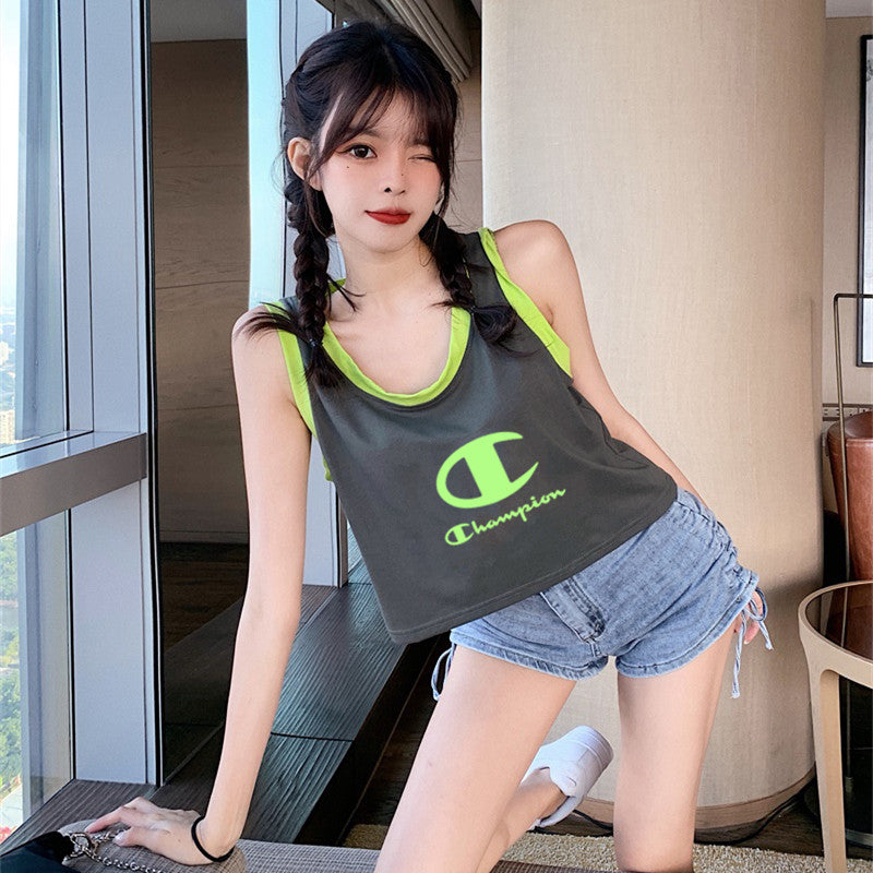 【Tops】ミニタンクトップ W12748