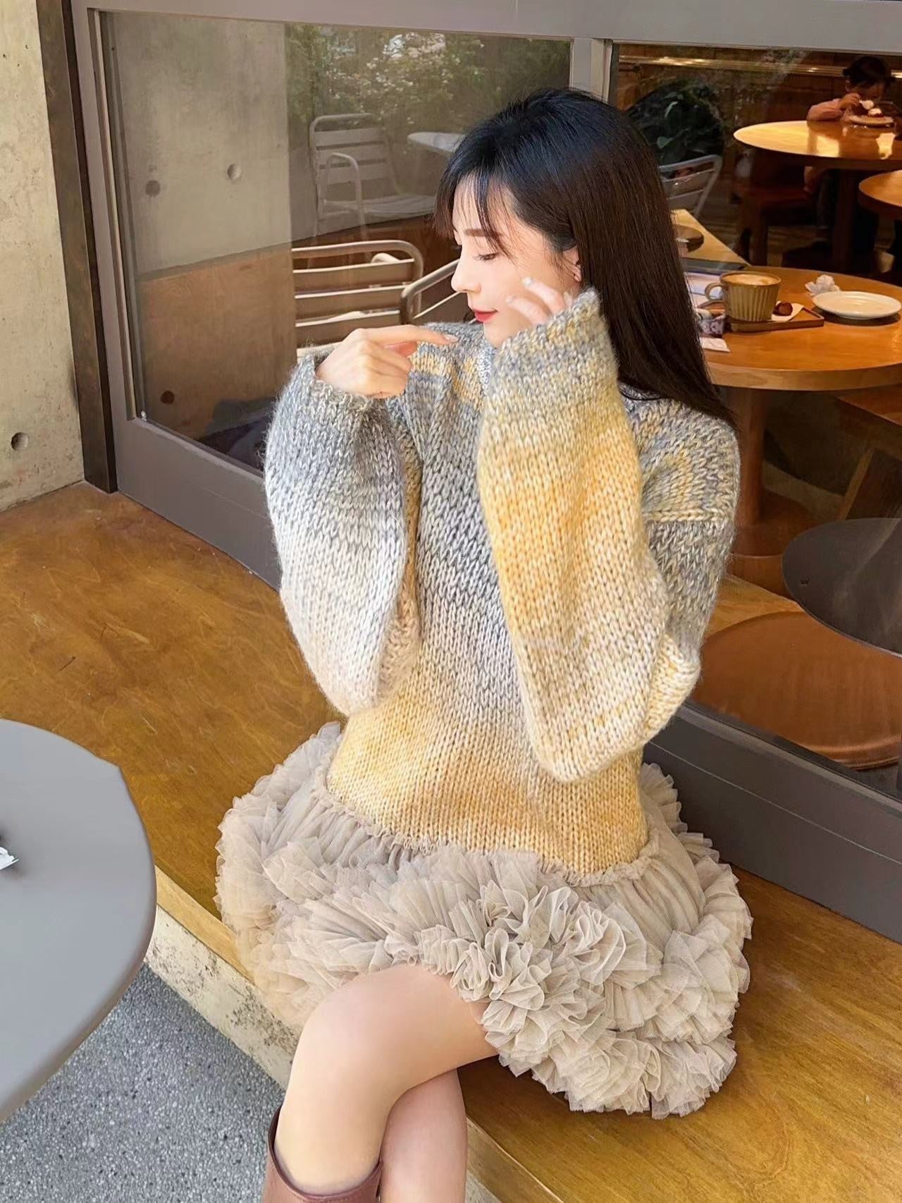 【Dress】ニットワンピース W10674