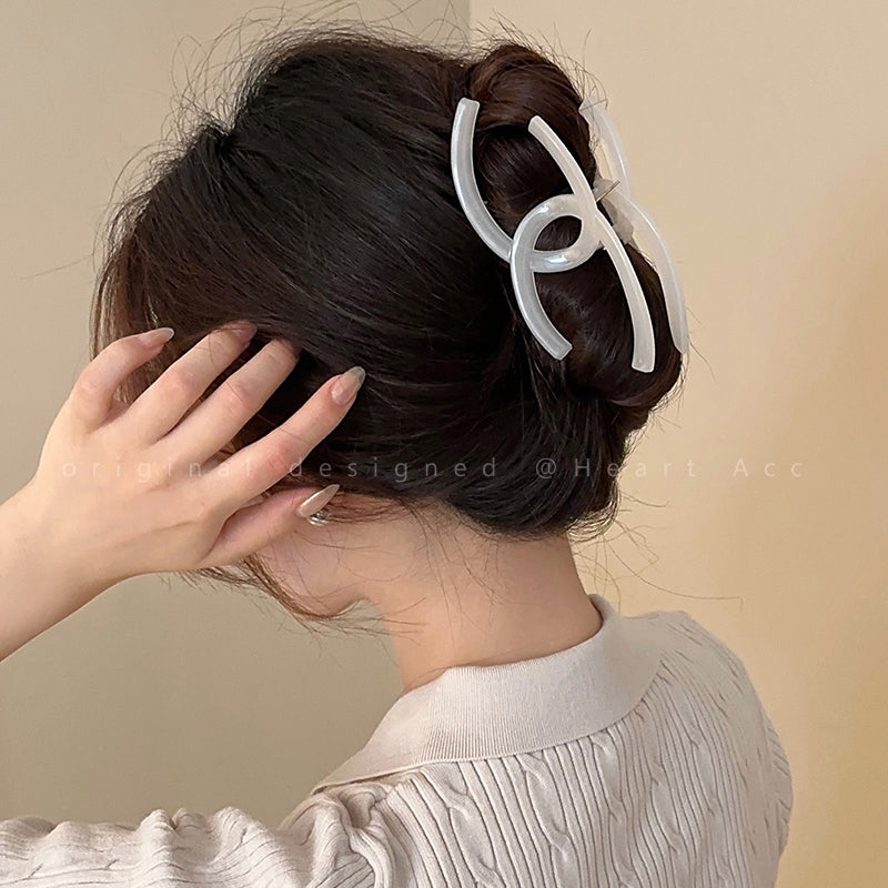 【雑貨】4色ヘアクリップアクセサリー W14063