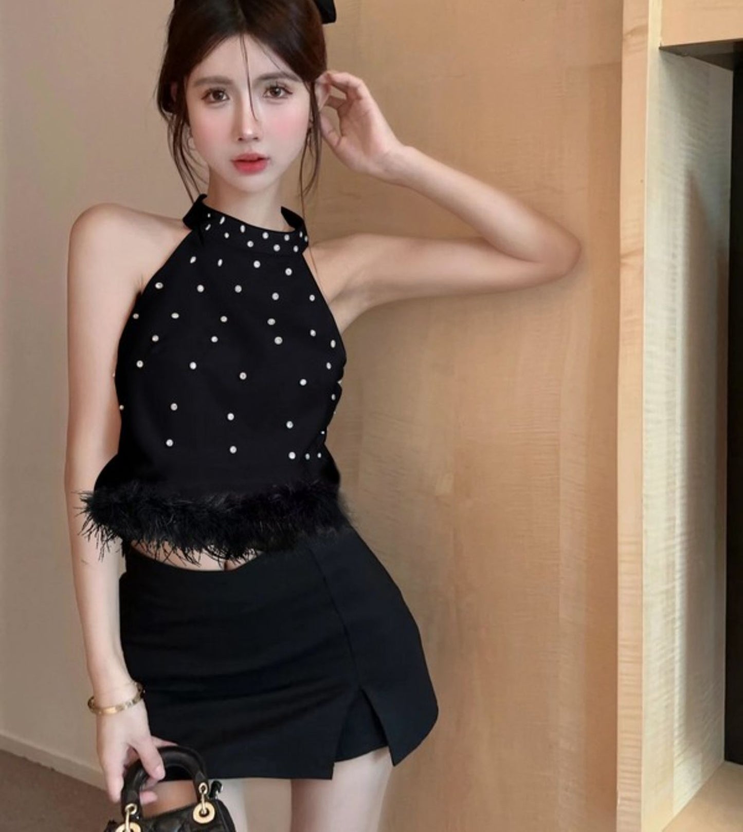 【Tops】ダイヤモンドタンクトップ W13565