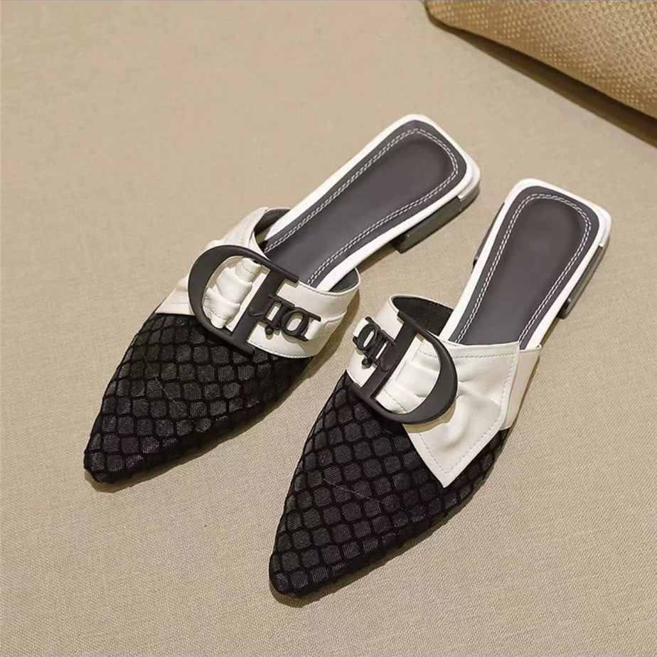 【Shoes】チュールスリッパ W13621