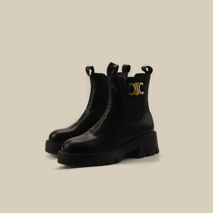 【Shoes】高級感エンジニアブーツ W14678