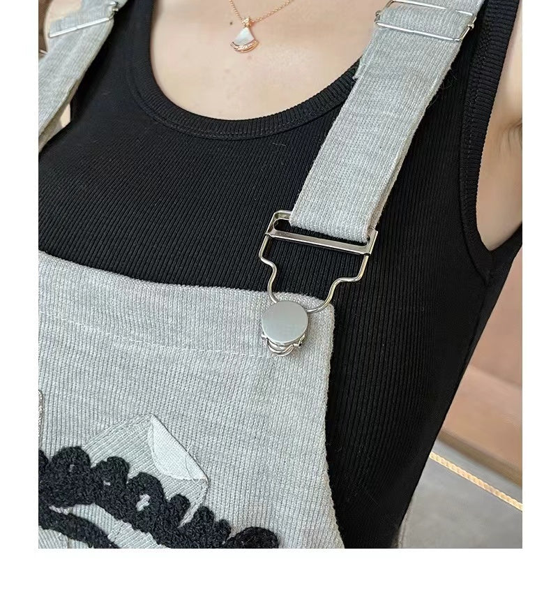 【Set】2点セット タンクトップ+ サロペット W11341