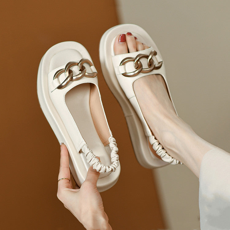 【Shoes】厚底サンダル W11966