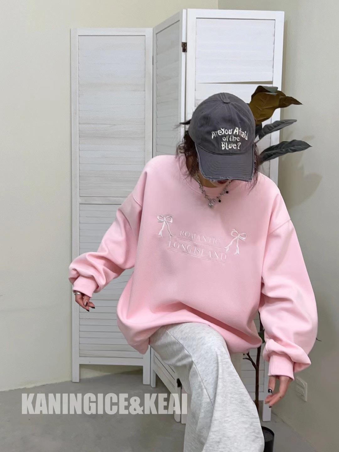 【tops】刺繍スウェット W10534