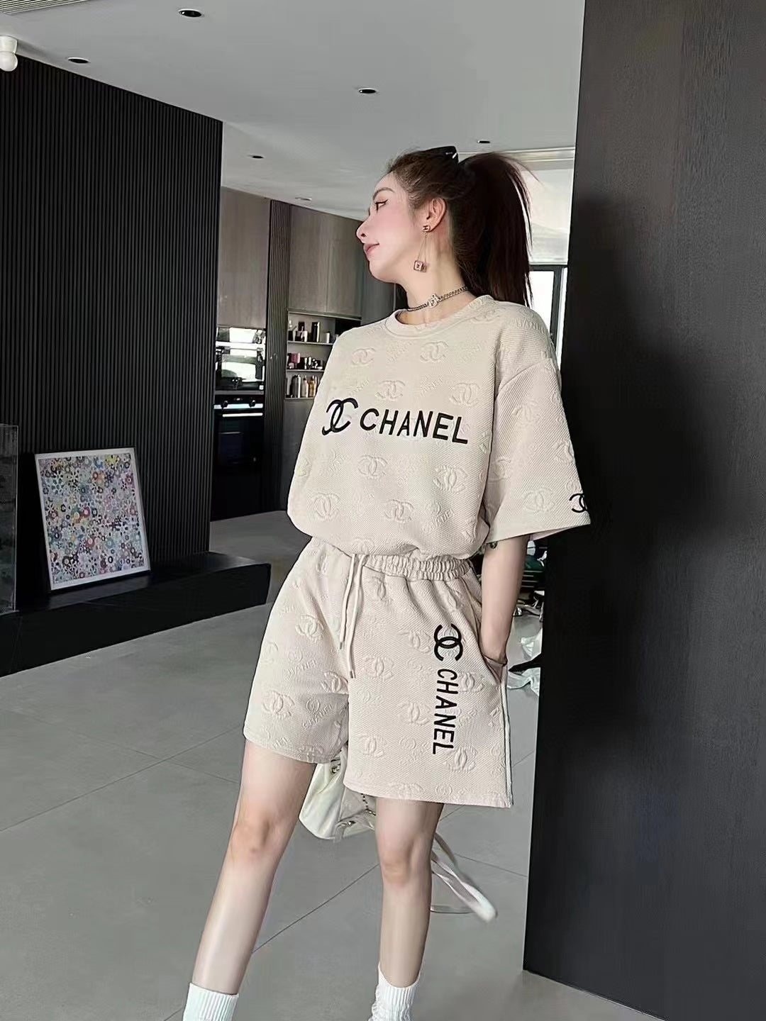 【Set】夏カジュアル2点セット W12108