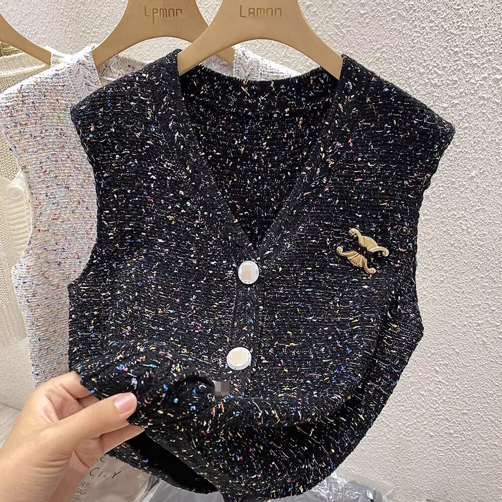 【tops】ニットVネックジレ M21869