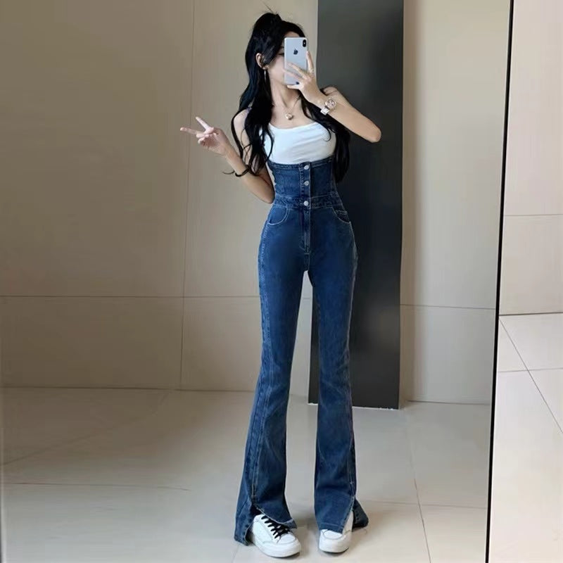 【Bottoms】新入荷~サロペットデニムパンツ W11443