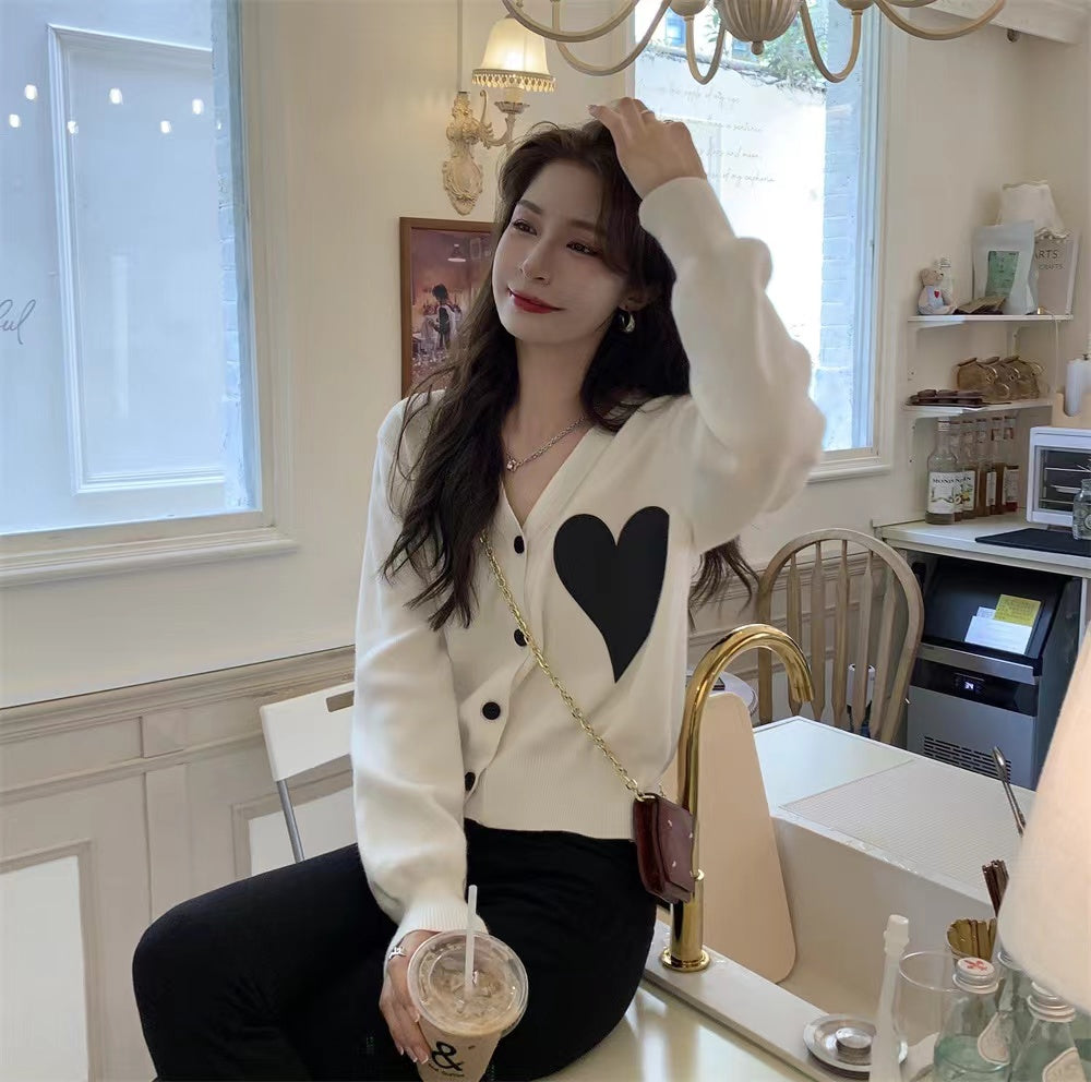 【Outer】3色展開ニットカーディガン W13042