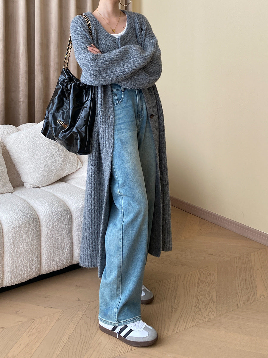 【Outer】ロング丈カーディガン W13486