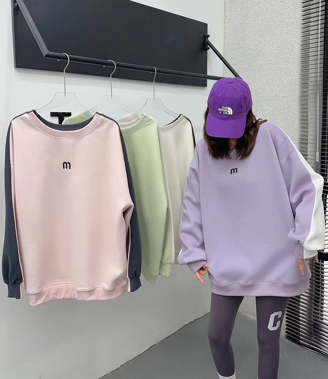 【tops】2wayスウェット W10552