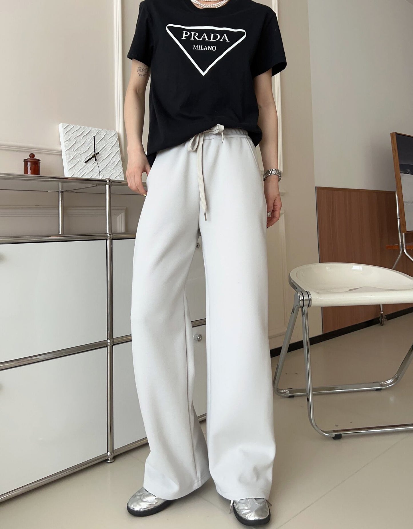 【bottoms】無地カジュアルパンツ W10549