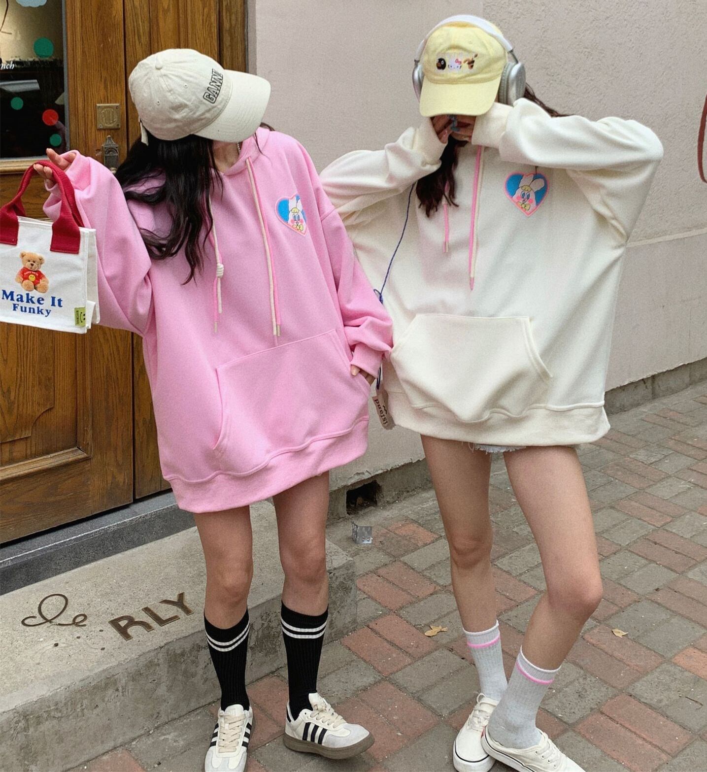 【tops】バックプリントビッグフーディー N2430