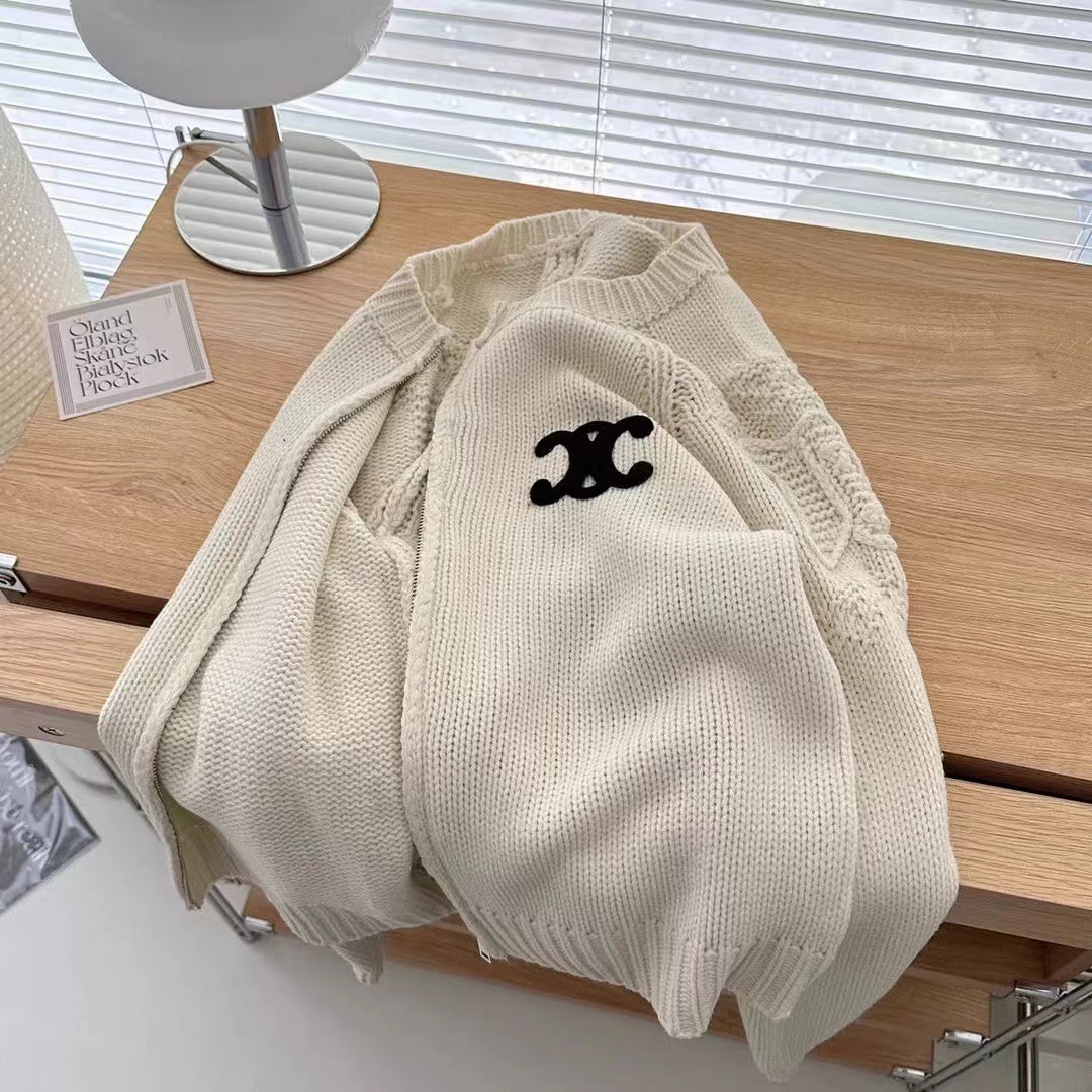 【Outer】人気ニットカーディガン W13248