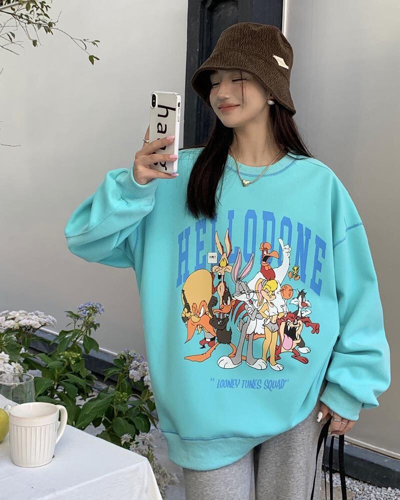 【tops】プリントスウェット W10544