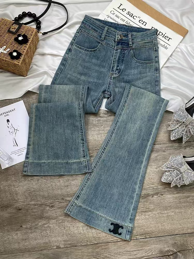 【Bottoms】2色展開デニムパンツ W14733