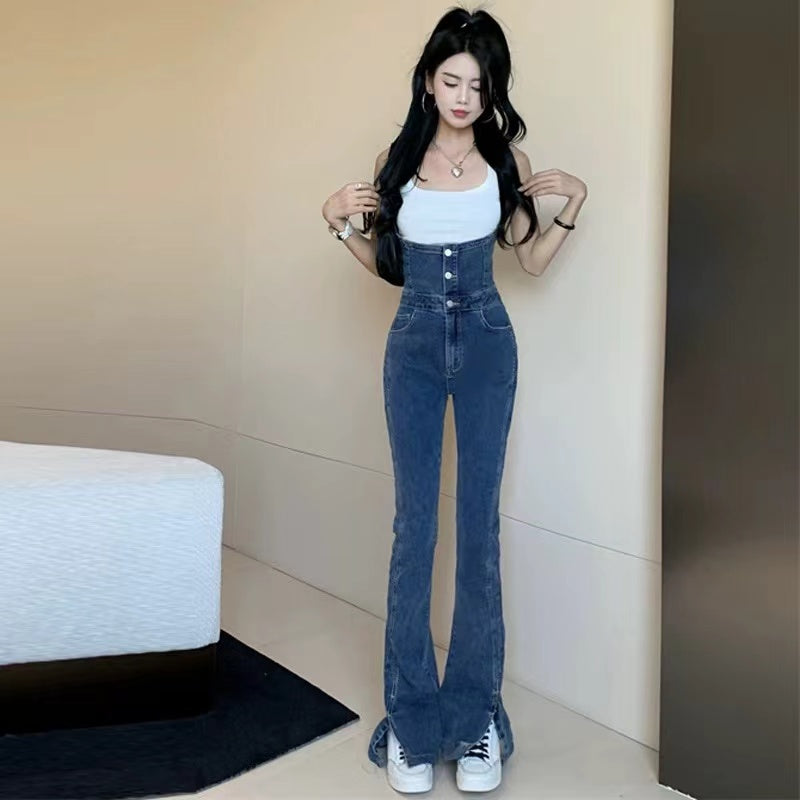 【Bottoms】新入荷~サロペットデニムパンツ W11443
