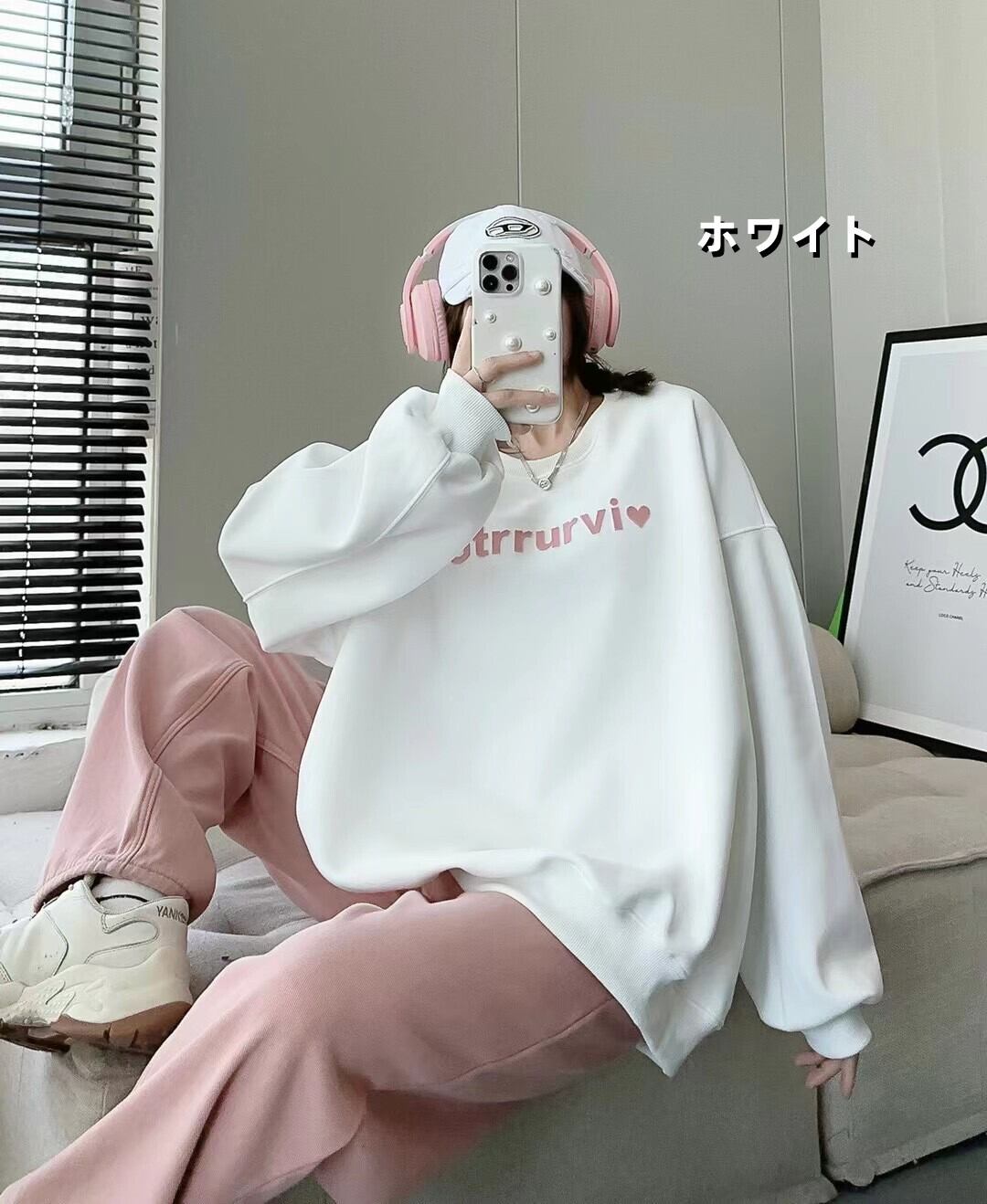 【tops】6色選択可スウェット W10560