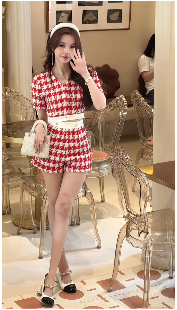 【Set】セットアップ シャツ + パンツ    W12503