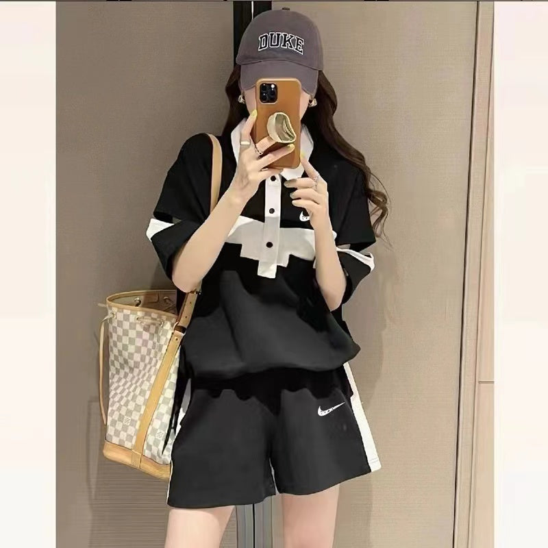 【Set】セットアップ Tシャツ + パンツ W12297